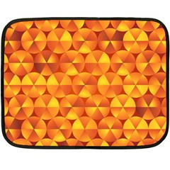 Background Triangle Circle Abstract Double Sided Fleece Blanket (mini)  by Nexatart