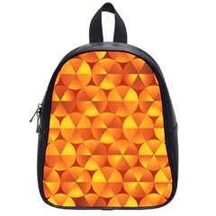 Background Triangle Circle Abstract School Bag (small) by Nexatart