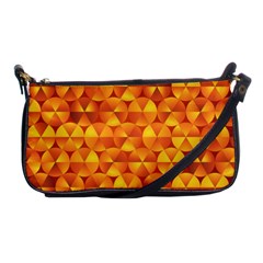 Background Triangle Circle Abstract Shoulder Clutch Bags by Nexatart