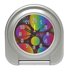 Background Colorful Abstract Circle Travel Alarm Clocks by Nexatart