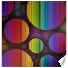 Background Colorful Abstract Circle Canvas 16  X 16   by Nexatart