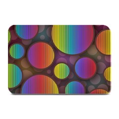 Background Colorful Abstract Circle Plate Mats by Nexatart