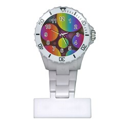 Background Colorful Abstract Circle Plastic Nurses Watch