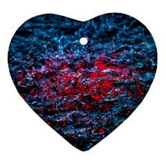 Water Color Red Ornament (heart) by FunnyCow