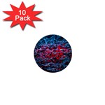 Water Color Red 1  Mini Buttons (10 pack)  Front