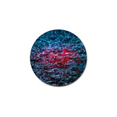 Water Color Red Golf Ball Marker by FunnyCow