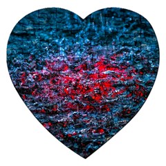 Water Color Red Jigsaw Puzzle (heart) by FunnyCow