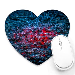 Water Color Red Heart Mousepads by FunnyCow