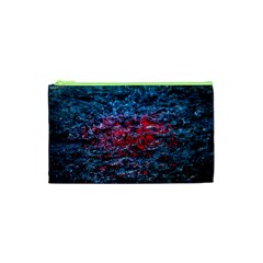 Water Color Red Cosmetic Bag (xs) by FunnyCow