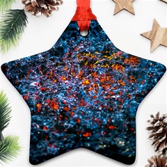 Water Color Orange Ornament (star) by FunnyCow