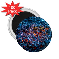 Water Color Orange 2 25  Magnets (100 Pack)  by FunnyCow