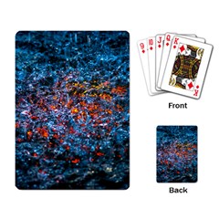 Water Color Orange Playing Card by FunnyCow