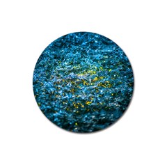 Water Color Yellow Magnet 3  (round) by FunnyCow