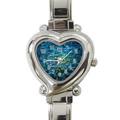 Water Color Yellow Heart Italian Charm Watch by FunnyCow