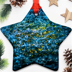 Water Color Yellow Star Ornament (two Sides) by FunnyCow