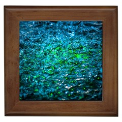 Water Color Green Framed Tiles by FunnyCow