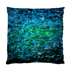 Water Color Green Standard Cushion Case (one Side) by FunnyCow