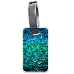 Water Color Green Luggage Tags (one Side)  by FunnyCow