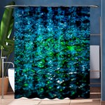 Water Color Green Shower Curtain 60  x 72  (Medium)  60 x72  Curtain