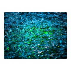 Water Color Green Double Sided Flano Blanket (mini)  by FunnyCow