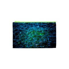 Water Color Green Cosmetic Bag (xs) by FunnyCow