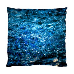 Water Color Blue Standard Cushion Case (two Sides) by FunnyCow