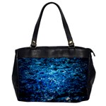 Water Color Blue Office Handbags Front