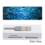 Water Color Blue Memory Card Reader (Stick)  Front