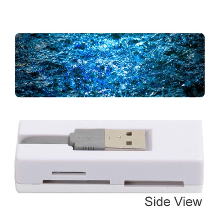 Water Color Blue Memory Card Reader (Stick) 