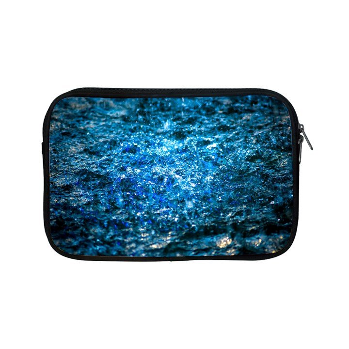 Water Color Blue Apple iPad Mini Zipper Cases