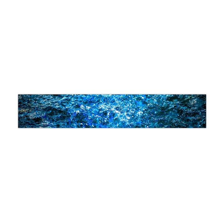 Water Color Blue Flano Scarf (Mini)