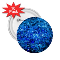 Water Color Navy Blue 2.25  Buttons (10 pack) 