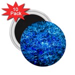 Water Color Navy Blue 2.25  Magnets (10 pack)  Front