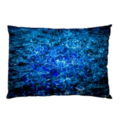 Water Color Navy Blue Pillow Case