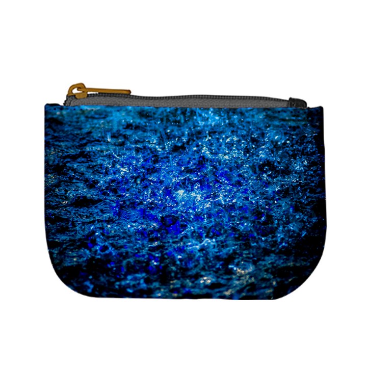 Water Color Navy Blue Mini Coin Purses