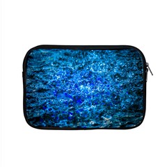 Water Color Navy Blue Apple Macbook Pro 15  Zipper Case by FunnyCow