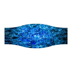 Water Color Navy Blue Stretchable Headband by FunnyCow