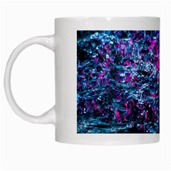 Water Color Violet White Mugs by FunnyCow