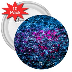 Water Color Violet 3  Buttons (10 Pack)  by FunnyCow