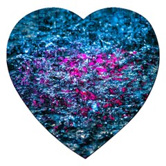 Water Color Violet Jigsaw Puzzle (heart) by FunnyCow