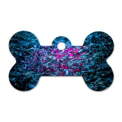 Water Color Violet Dog Tag Bone (two Sides) by FunnyCow