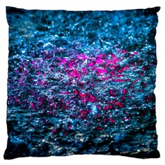 Water Color Violet Large Flano Cushion Case (two Sides) by FunnyCow