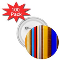 Colorful Stripes 1 75  Buttons (100 Pack)  by FunnyCow