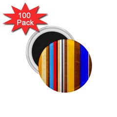 Colorful Stripes 1 75  Magnets (100 Pack)  by FunnyCow