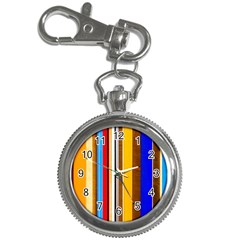 Colorful Stripes Key Chain Watches by FunnyCow