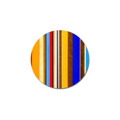 Colorful Stripes Golf Ball Marker by FunnyCow