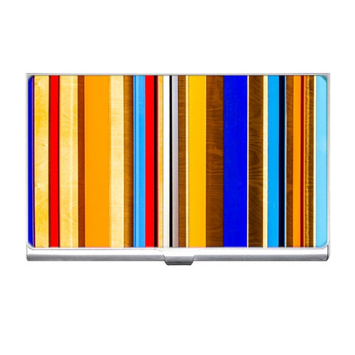 Colorful Stripes Business Card Holders