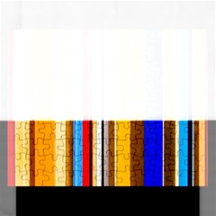 Colorful Stripes Rectangular Jigsaw Puzzl by FunnyCow