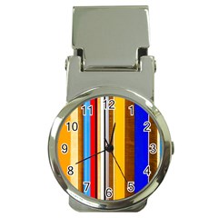 Colorful Stripes Money Clip Watches by FunnyCow