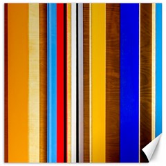 Colorful Stripes Canvas 20  X 20   by FunnyCow